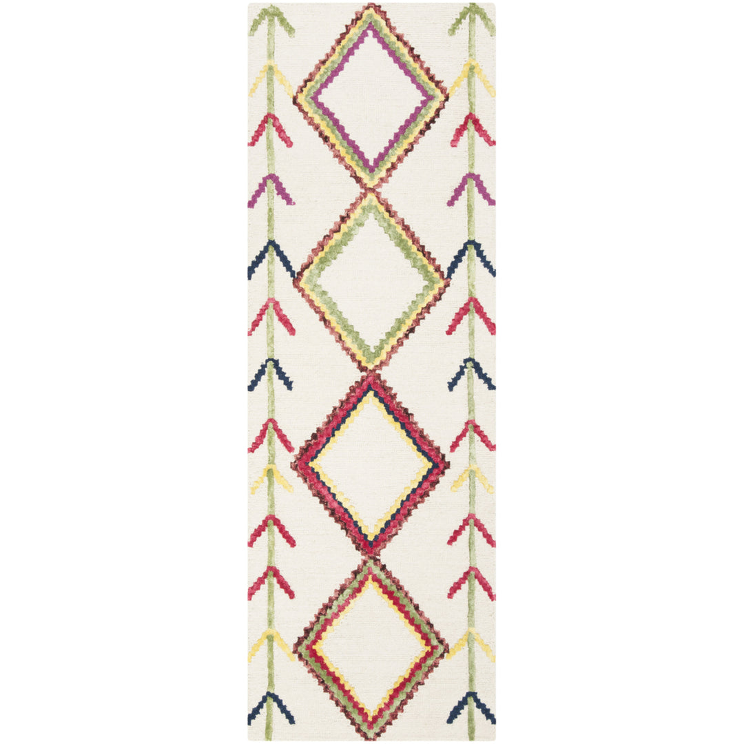 SAFAVIEH Bellagio BLG563A Handmade Ivory / Multi Rug Image 3