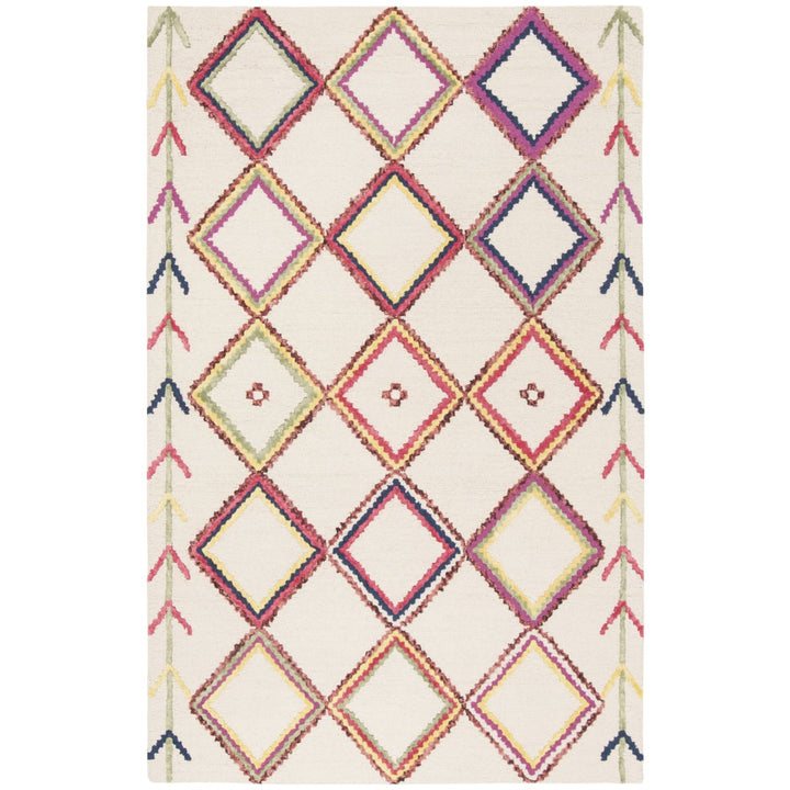 SAFAVIEH Bellagio BLG563A Handmade Ivory / Multi Rug Image 1