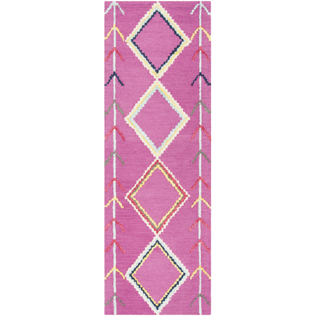 SAFAVIEH Bellagio BLG563R Handmade Fuchsia / Multi Rug Image 5