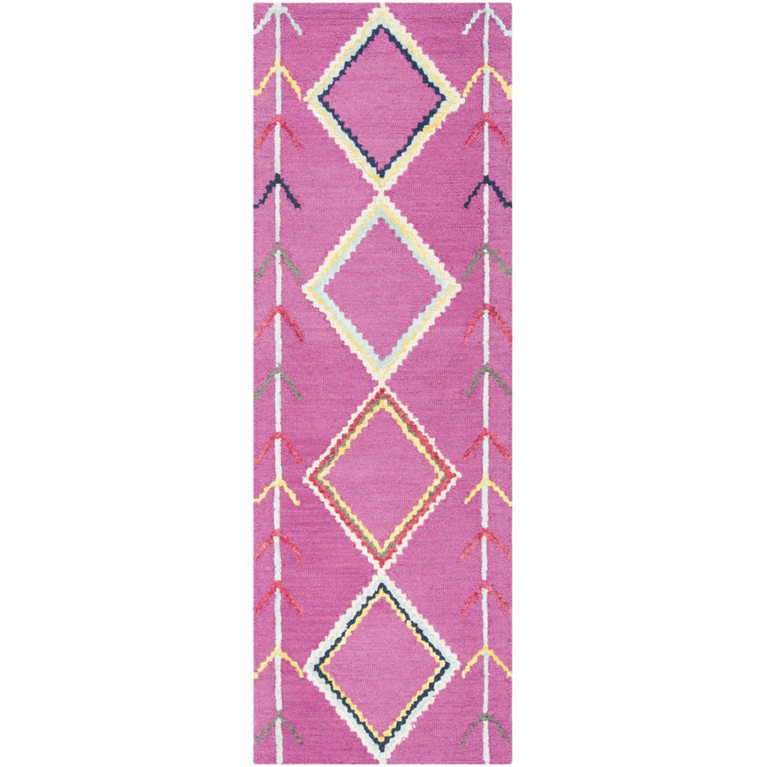 SAFAVIEH Bellagio BLG563R Handmade Fuchsia / Multi Rug Image 1