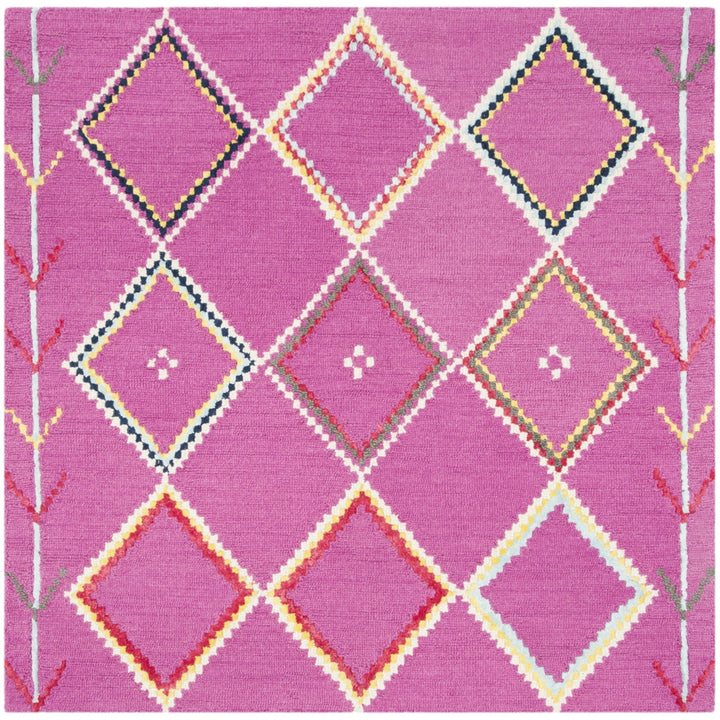 SAFAVIEH Bellagio BLG563R Handmade Fuchsia / Multi Rug Image 6