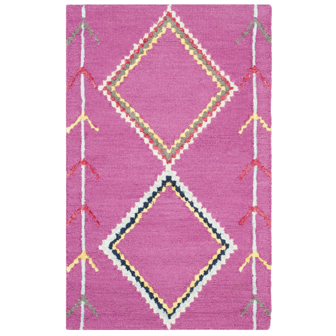 SAFAVIEH Bellagio BLG563R Handmade Fuchsia / Multi Rug Image 8