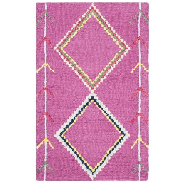 SAFAVIEH Bellagio BLG563R Handmade Fuchsia / Multi Rug Image 1