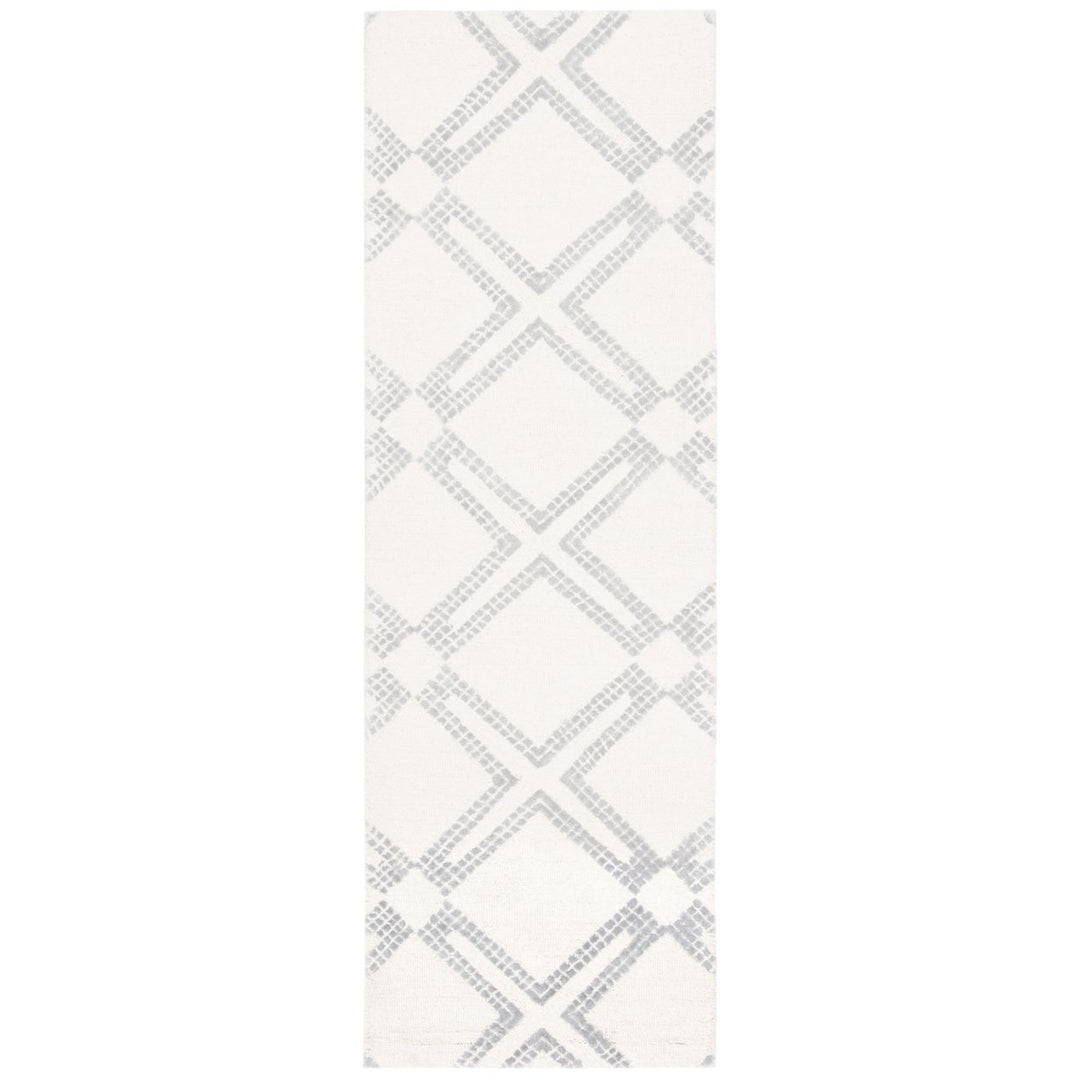 SAFAVIEH Bellagio BLG574G Handmade Ivory / Silver Rug Image 1