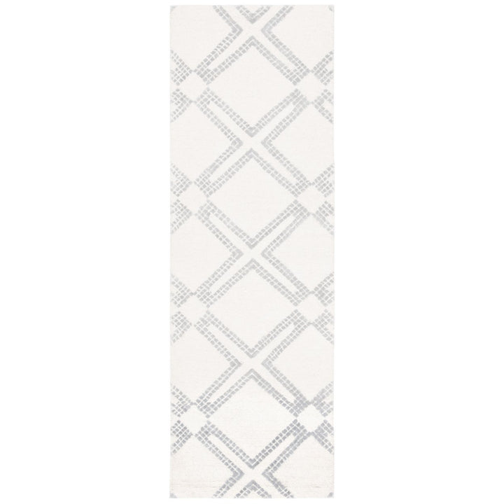 SAFAVIEH Bellagio BLG574G Handmade Ivory / Silver Rug Image 1