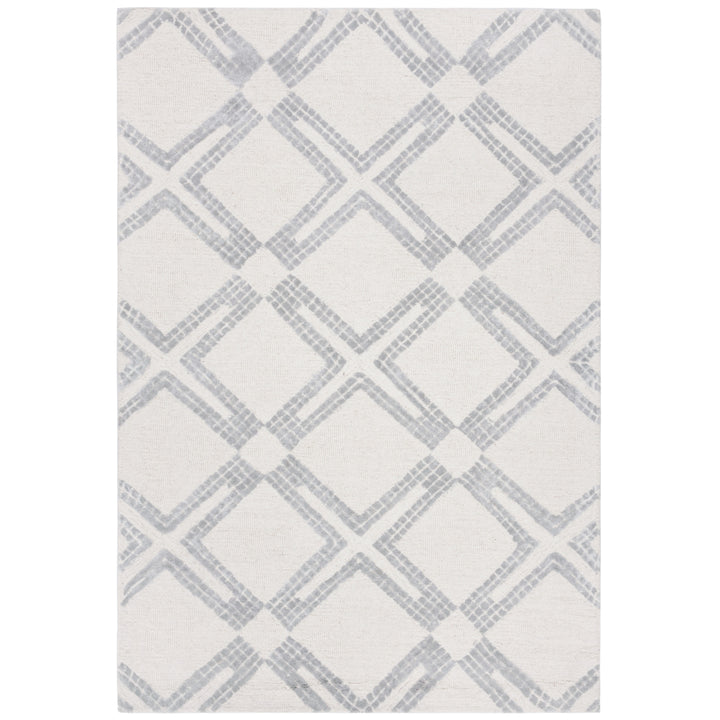 SAFAVIEH Bellagio BLG574G Handmade Ivory / Silver Rug Image 9