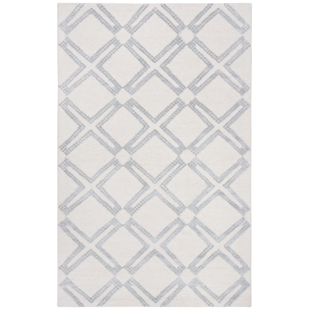 SAFAVIEH Bellagio BLG574G Handmade Ivory / Silver Rug Image 10