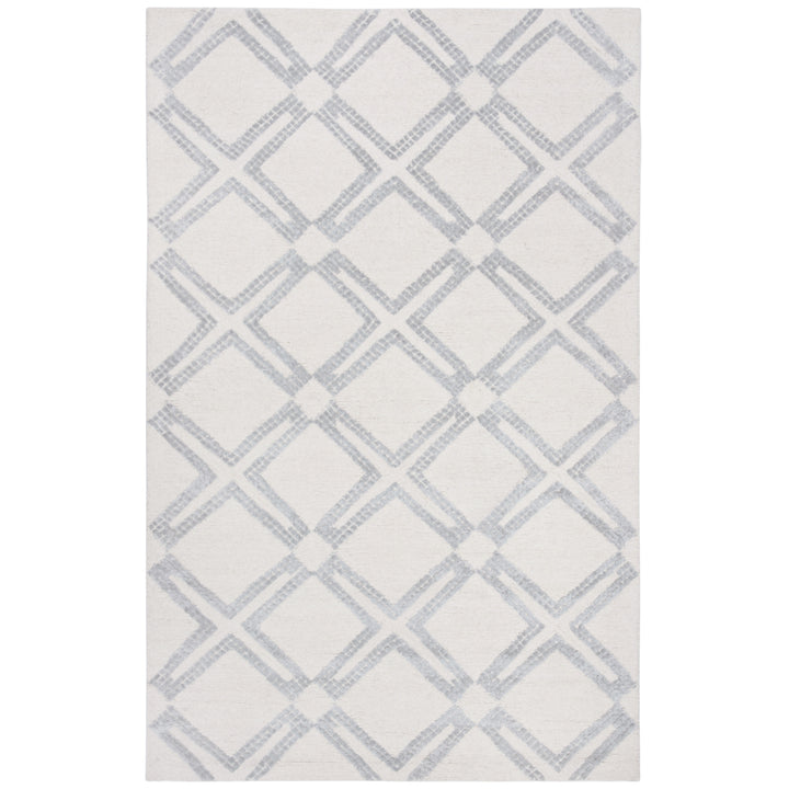 SAFAVIEH Bellagio BLG574G Handmade Ivory / Silver Rug Image 10