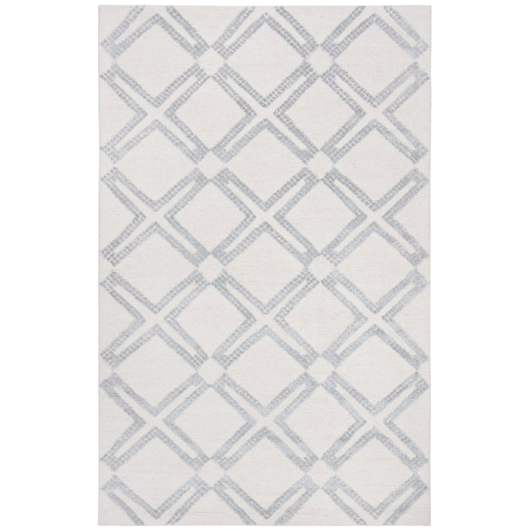 SAFAVIEH Bellagio BLG574G Handmade Ivory / Silver Rug Image 1