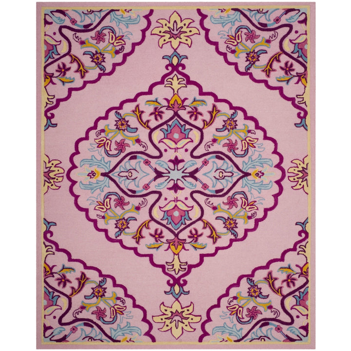 SAFAVIEH Bellagio BLG605A Handmade Pink / Multi Rug Image 1