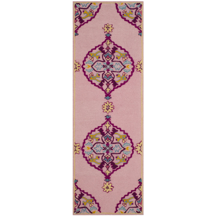 SAFAVIEH Bellagio BLG605A Handmade Pink / Multi Rug Image 5