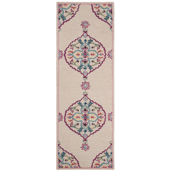 SAFAVIEH Bellagio BLG605E Handmade Light Pink /Multi Rug Image 5