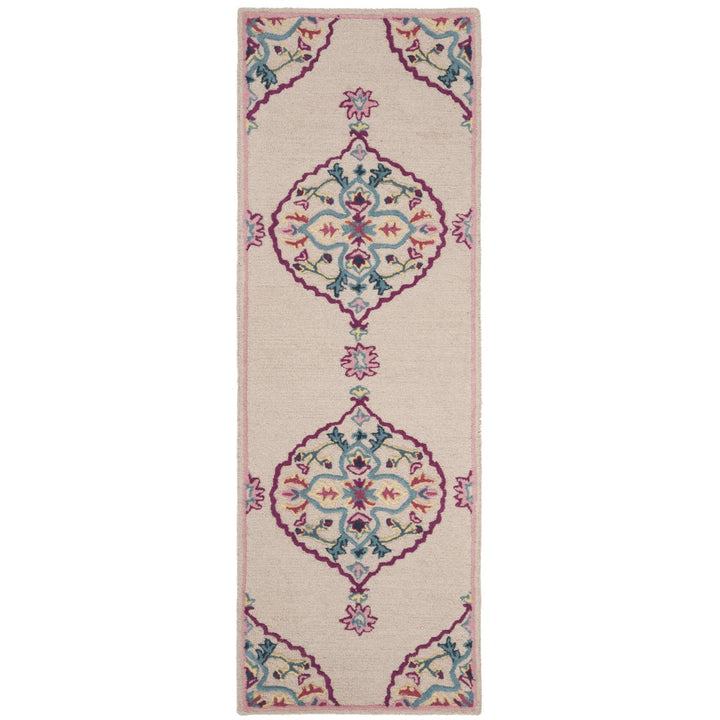 SAFAVIEH Bellagio BLG605E Handmade Light Pink /Multi Rug Image 1