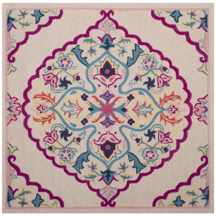 SAFAVIEH Bellagio BLG605E Handmade Light Pink /Multi Rug Image 6