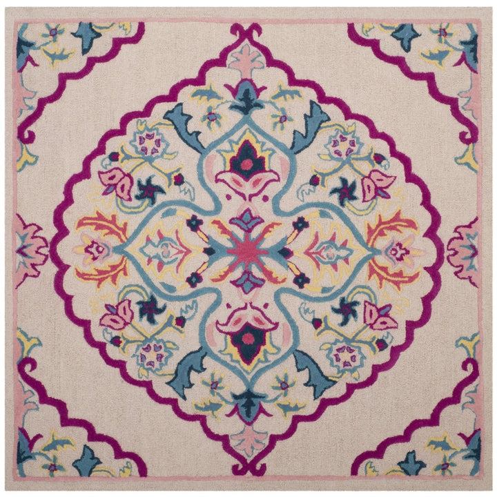 SAFAVIEH Bellagio BLG605E Handmade Light Pink /Multi Rug Image 1