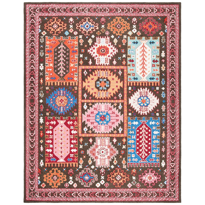 SAFAVIEH Bellagio BLG607T Handmade Brown / Rust Rug Image 1