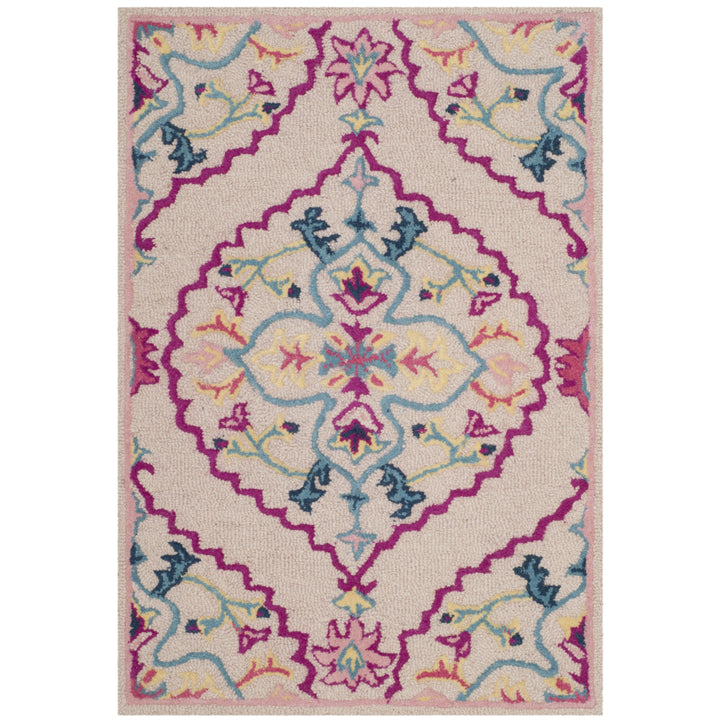 SAFAVIEH Bellagio BLG605E Handmade Light Pink /Multi Rug Image 8