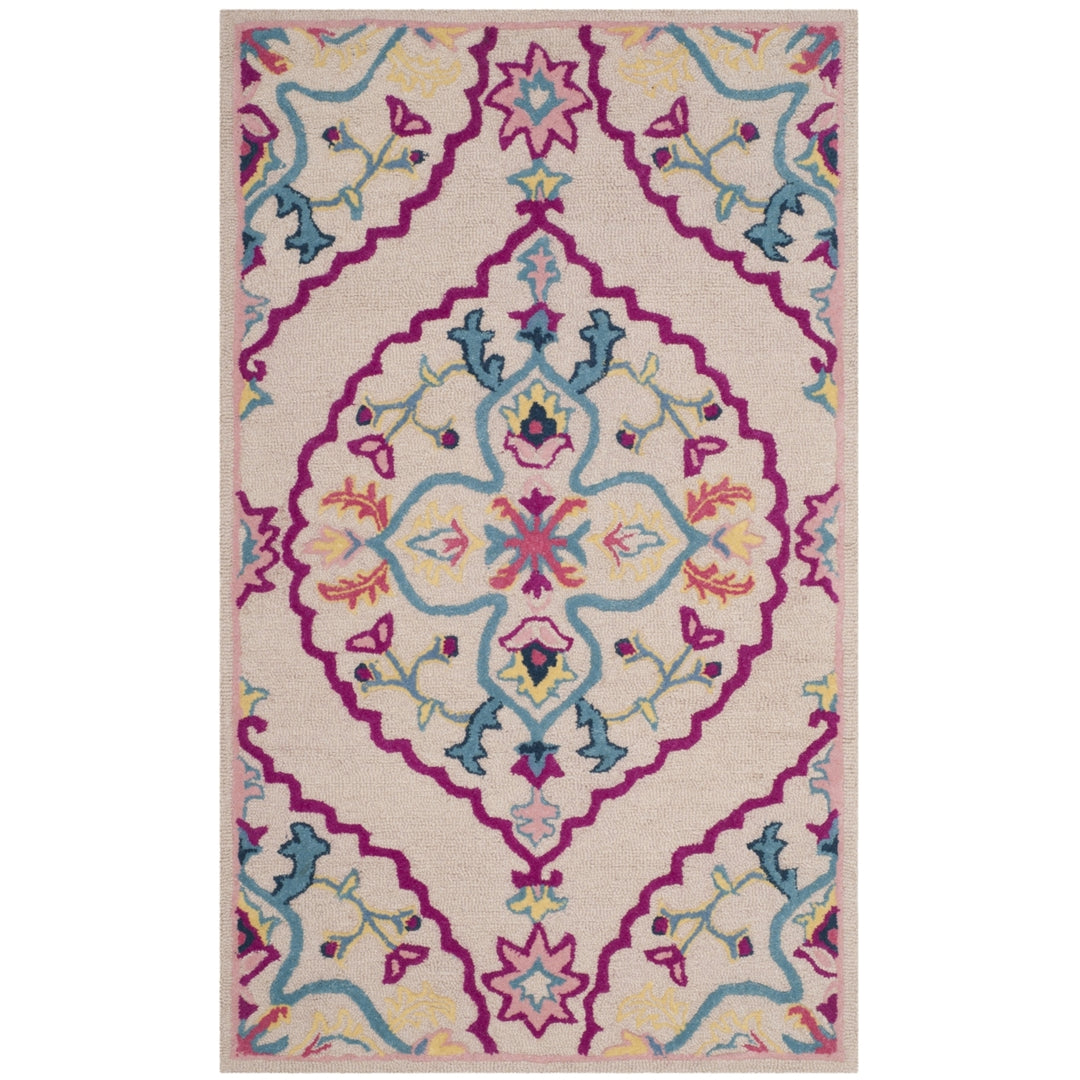 SAFAVIEH Bellagio BLG605E Handmade Light Pink /Multi Rug Image 10