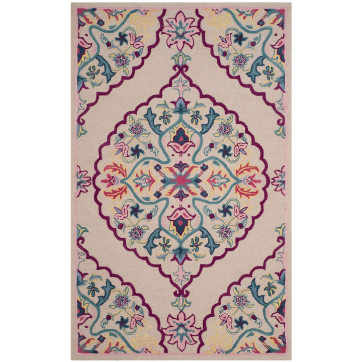 SAFAVIEH Bellagio BLG605E Handmade Light Pink /Multi Rug Image 11