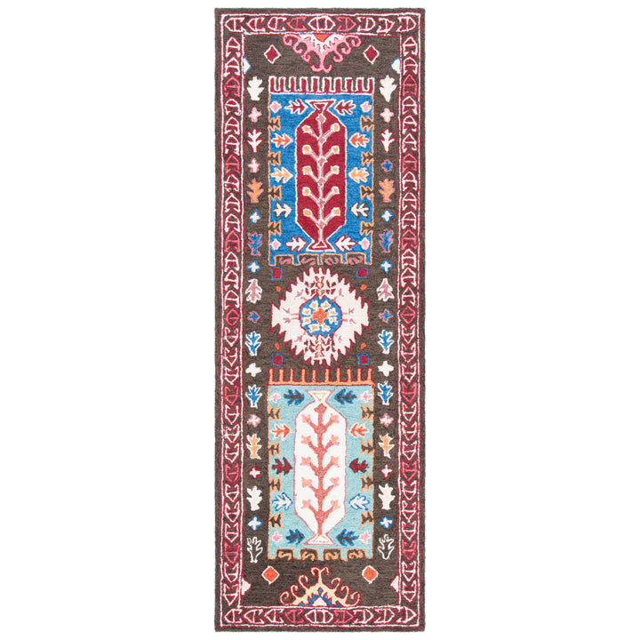 SAFAVIEH Bellagio BLG607T Handmade Brown / Rust Rug Image 5