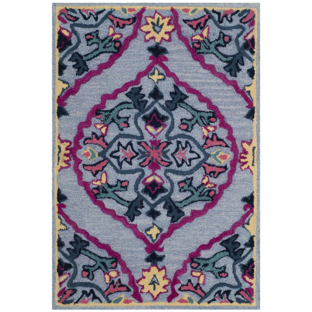 SAFAVIEH BLG605G Bellagio Blue / Multi Image 1