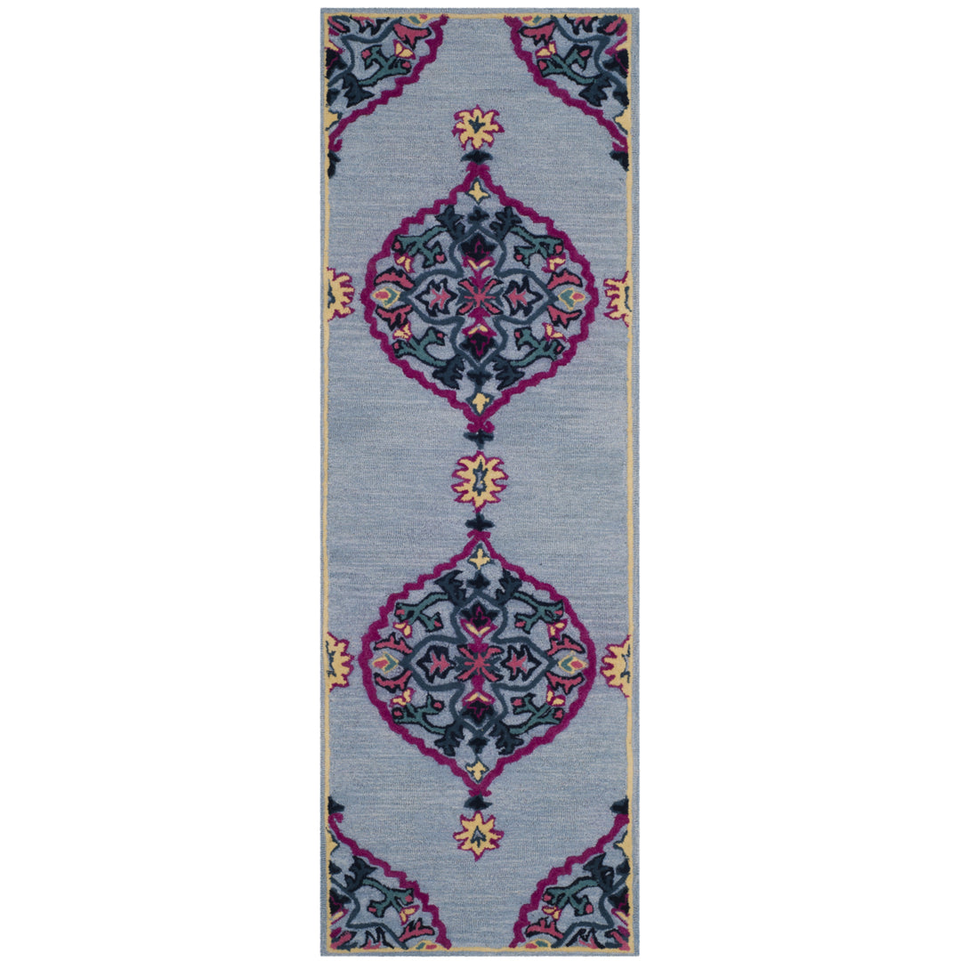 SAFAVIEH BLG605G Bellagio Blue / Multi Image 3