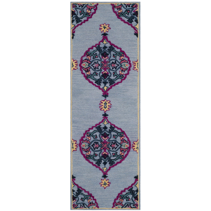 SAFAVIEH BLG605G Bellagio Blue / Multi Image 3