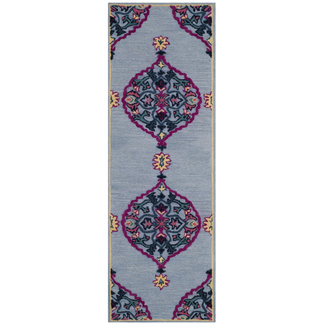 SAFAVIEH BLG605G Bellagio Blue / Multi Image 1