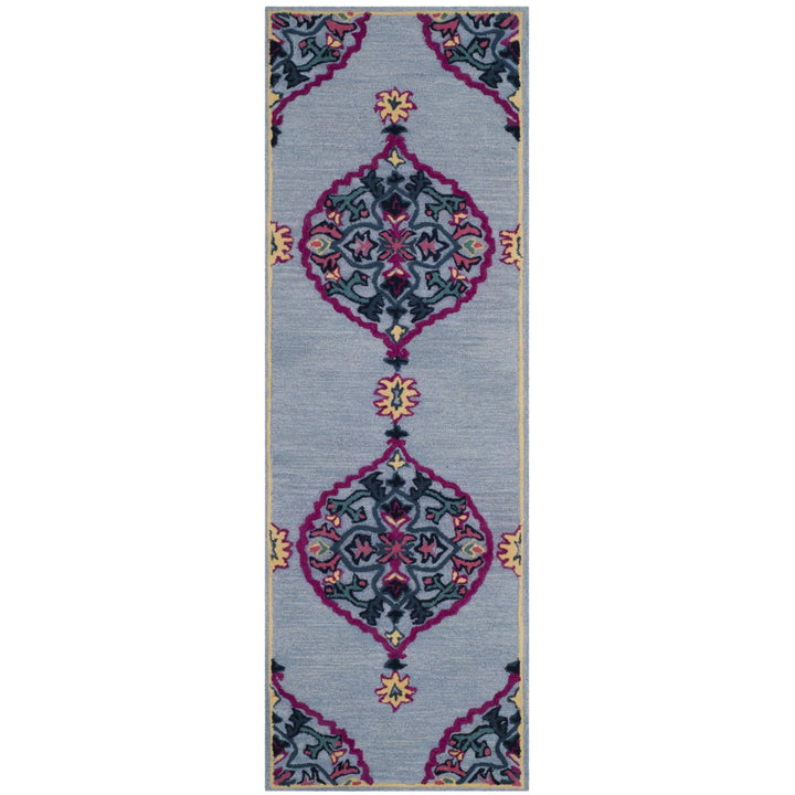 SAFAVIEH BLG605G Bellagio Blue / Multi Image 1