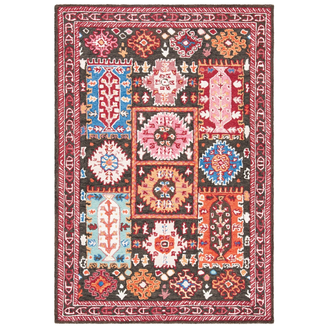 SAFAVIEH Bellagio BLG607T Handmade Brown / Rust Rug Image 9