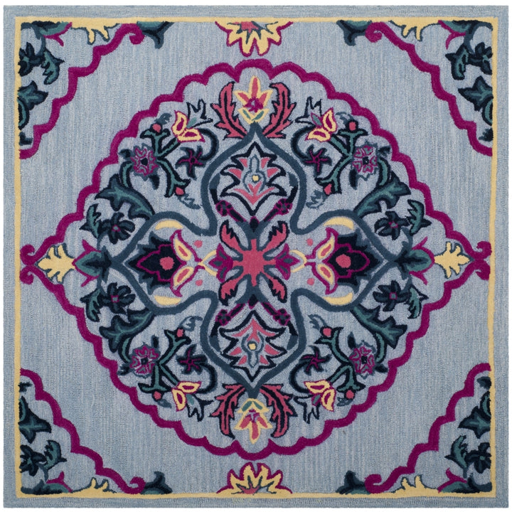 SAFAVIEH BLG605G Bellagio Blue / Multi Image 8