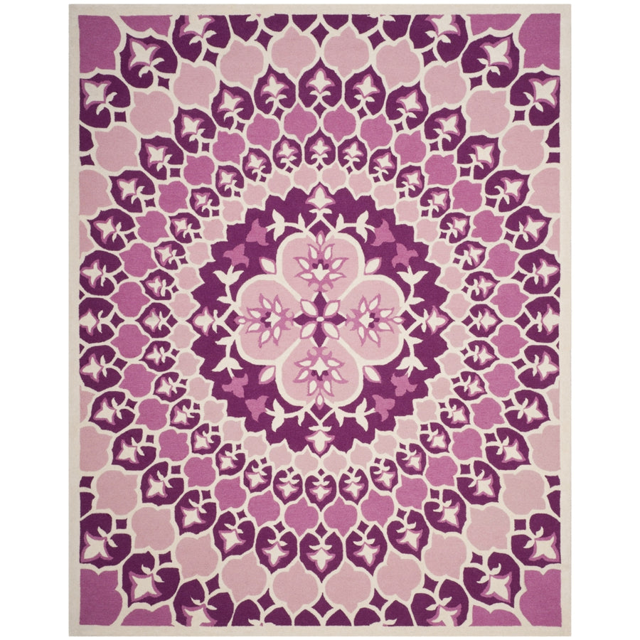 SAFAVIEH Bellagio BLG610A Handmade Pink / Ivory Rug Image 1