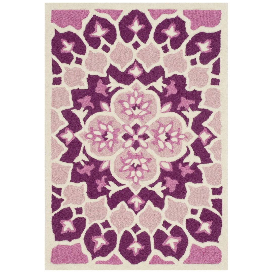 SAFAVIEH Bellagio BLG610A Handmade Pink / Ivory Rug Image 2