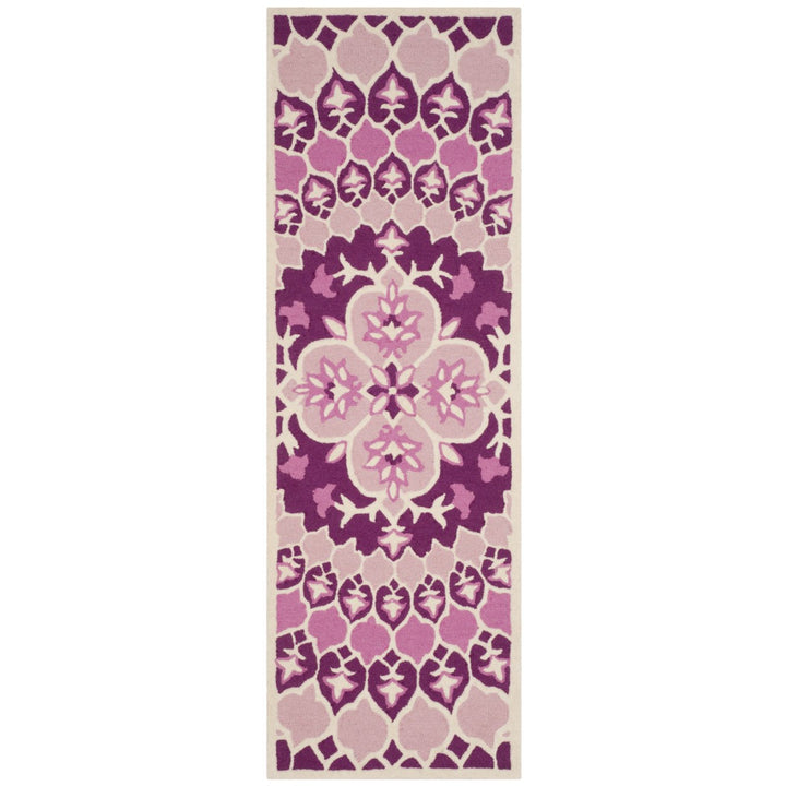 SAFAVIEH Bellagio BLG610A Handmade Pink / Ivory Rug Image 3