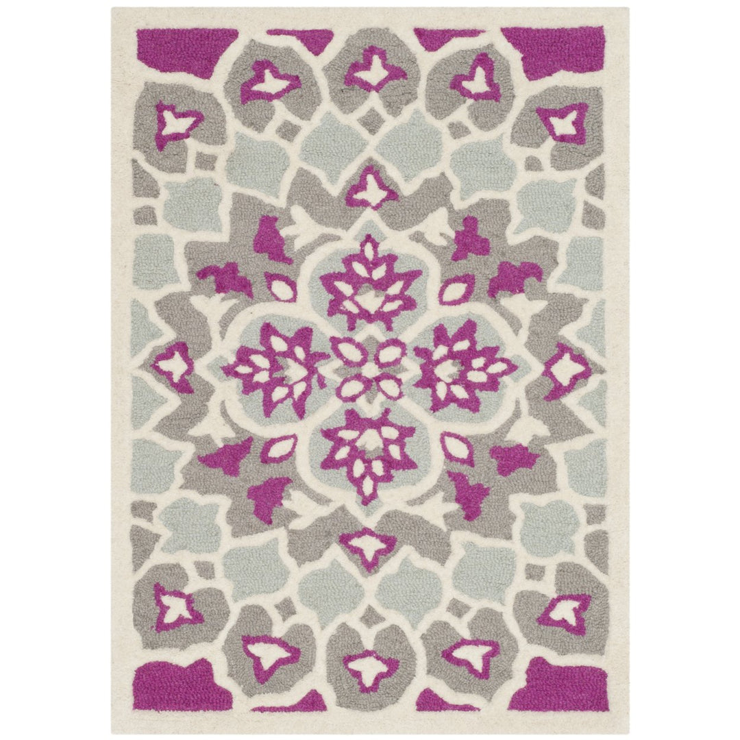 SAFAVIEH Bellagio BLG610E Handmade Grey / Ivory Rug Image 2