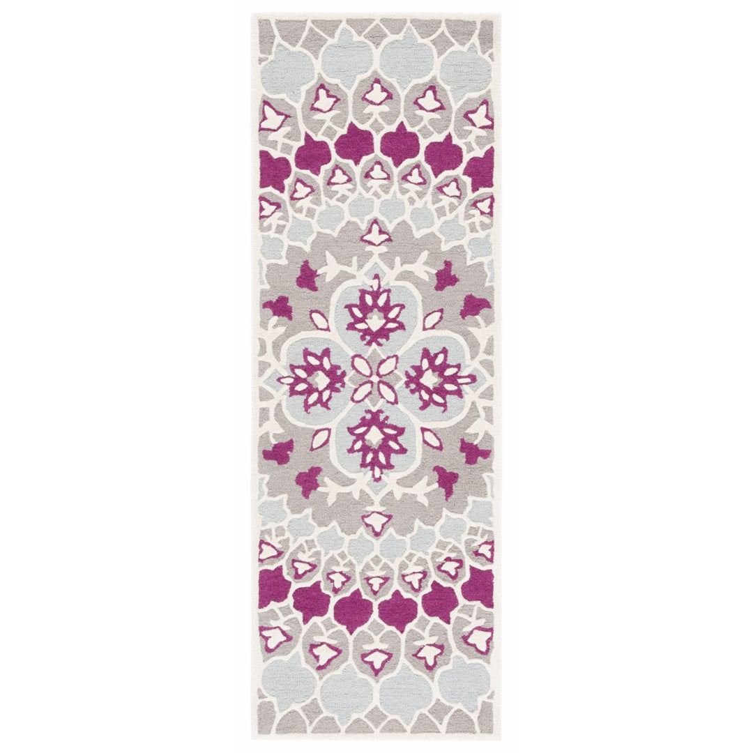 SAFAVIEH Bellagio BLG610E Handmade Grey / Ivory Rug Image 3