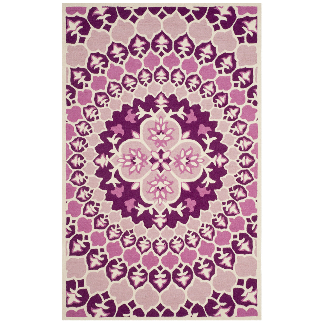 SAFAVIEH Bellagio BLG610A Handmade Pink / Ivory Rug Image 5