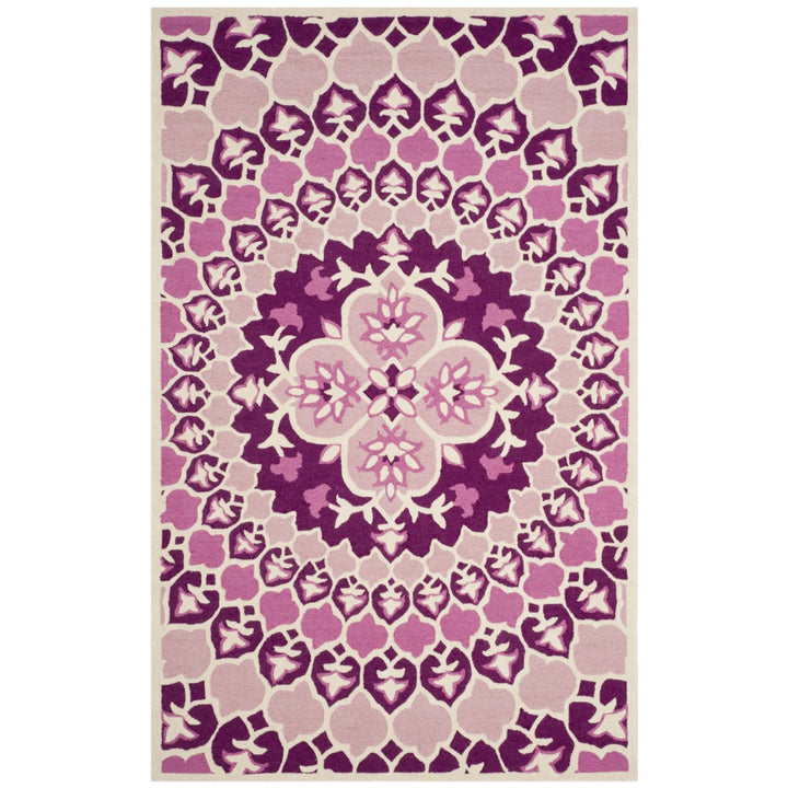 SAFAVIEH Bellagio BLG610A Handmade Pink / Ivory Rug Image 1