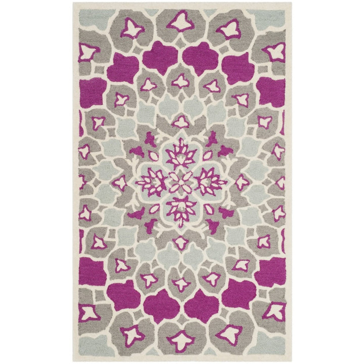 SAFAVIEH Bellagio BLG610E Handmade Grey / Ivory Rug Image 1