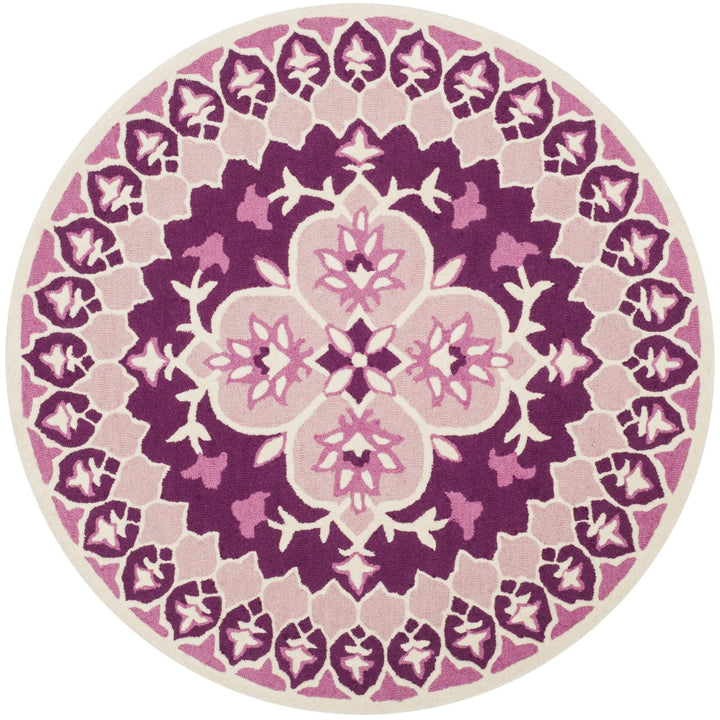 SAFAVIEH Bellagio BLG610A Handmade Pink / Ivory Rug Image 1