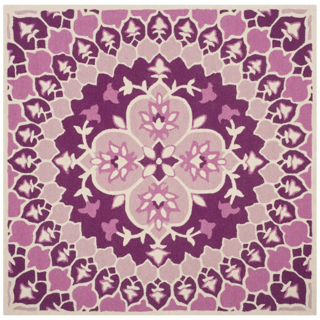 SAFAVIEH Bellagio BLG610A Handmade Pink / Ivory Rug Image 7