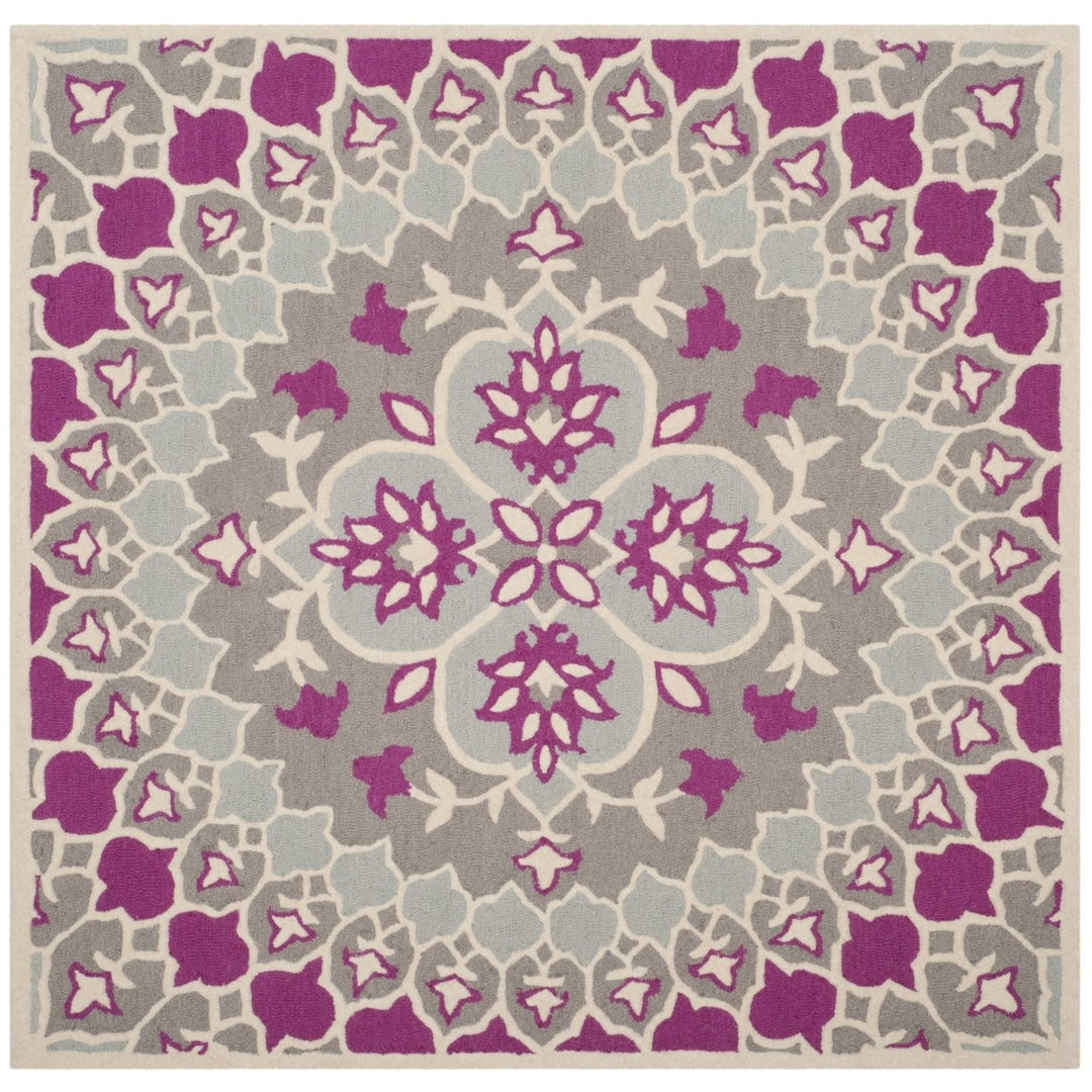 SAFAVIEH Bellagio BLG610E Handmade Grey / Ivory Rug Image 7