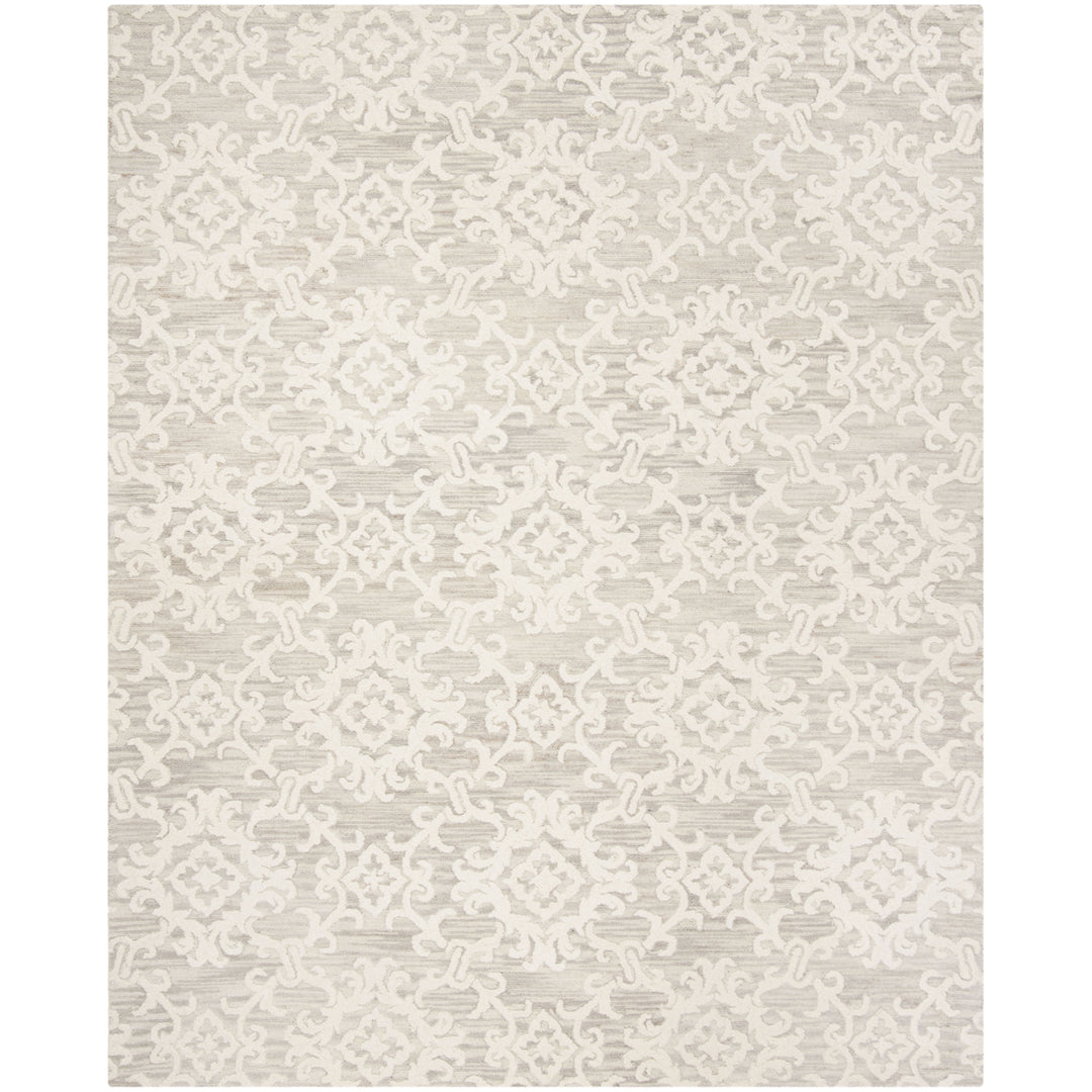 SAFAVIEH BLM104A Blossom Grey / Ivory Image 1