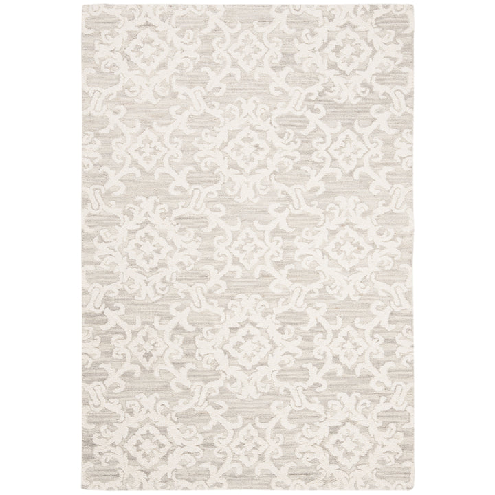 SAFAVIEH BLM104A Blossom Grey / Ivory Image 2