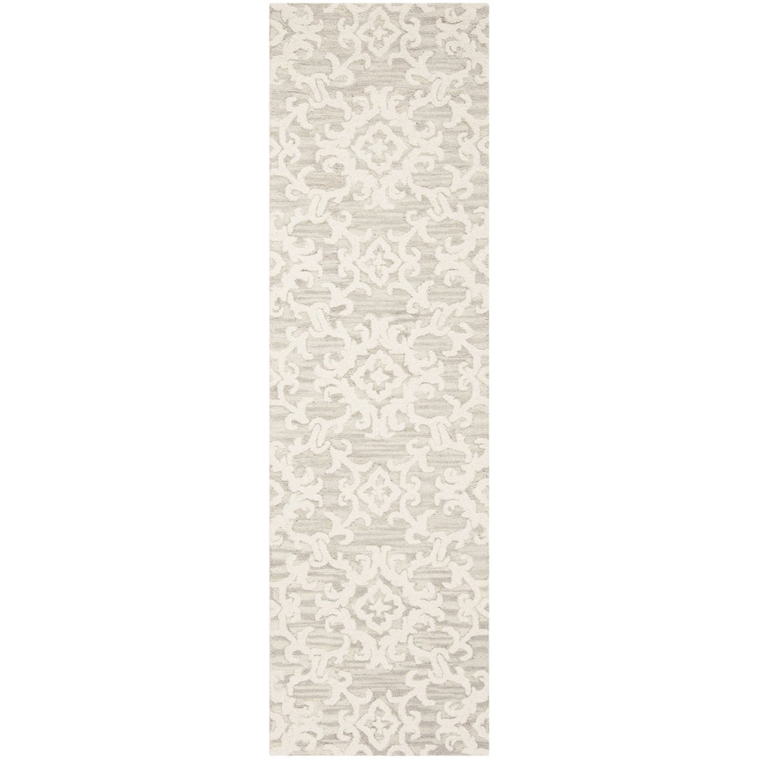 SAFAVIEH BLM104A Blossom Grey / Ivory Image 3