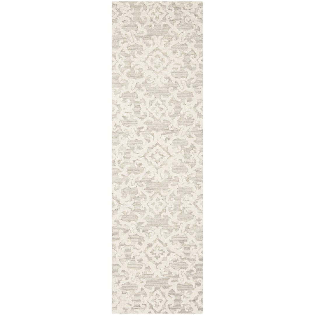 SAFAVIEH BLM104A Blossom Grey / Ivory Image 4