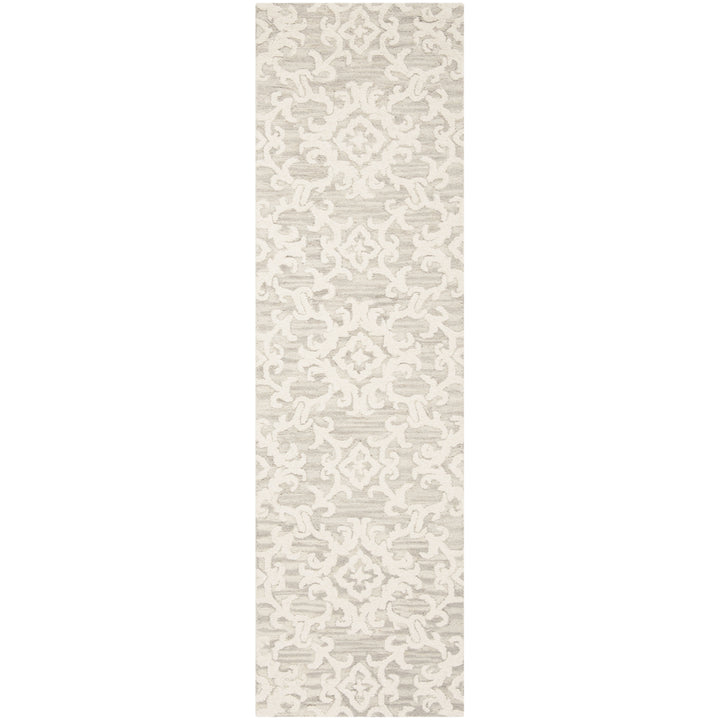 SAFAVIEH BLM104A Blossom Grey / Ivory Image 4