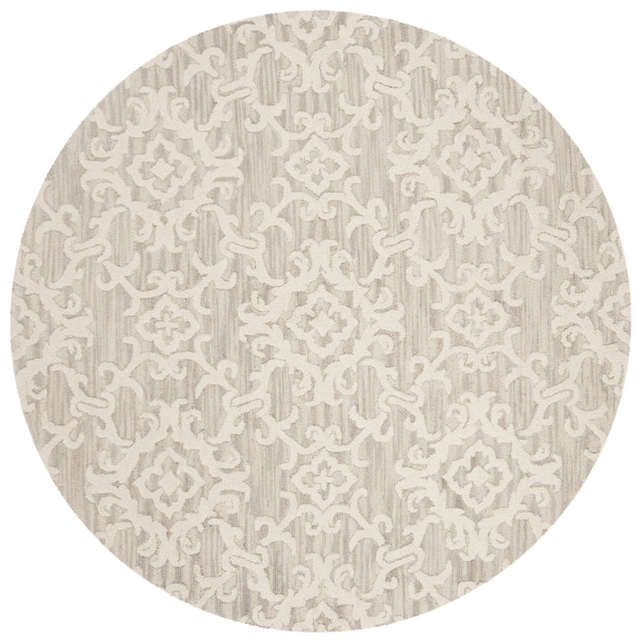 SAFAVIEH BLM104A Blossom Grey / Ivory Image 6