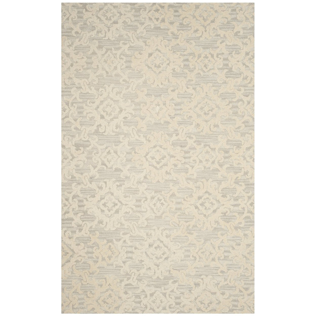 SAFAVIEH BLM104A Blossom Grey / Ivory Image 1