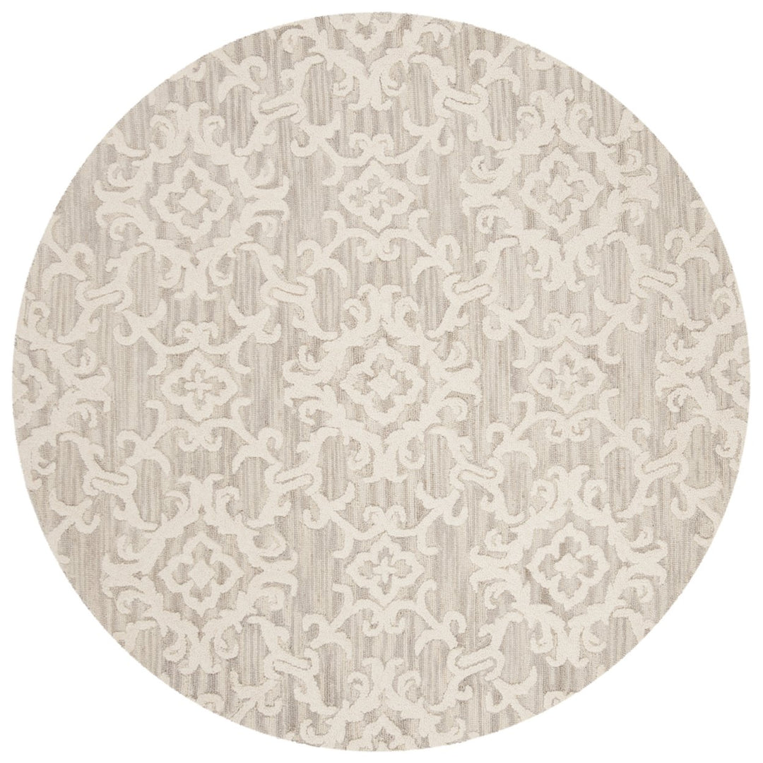 SAFAVIEH BLM104A Blossom Grey / Ivory Image 1